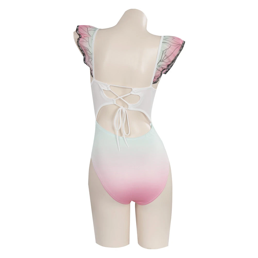 NewCosplay Anime Demon Slayer Kochou Shinobu Swimwear Outfits Halloween Carnival Suit Cosplay Costume 6 NewCosplay Anime Demon Slayer Kochou Shinobu Swimwear Outfits Halloween Carnival Suit Cosplay Costume