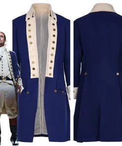 NewCosplay Hamilton Replica Colonial Victorian Edwardian Coat Halloween Carnival Suit Cosplay Costume