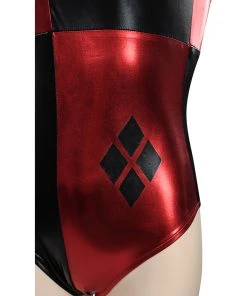 NewCosplay Harley Quinn Bunny Girl Jumpsuit Outfits Christmas Carnival Suit Cosplay Costume