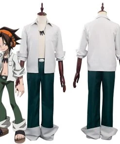 NewCosplay Shaman King The Super Star - Yoh Asakura Outfits Halloween Carnival Suit Cosplay Costume New Arrivals
