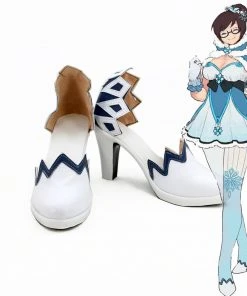 New Cosplaysky Overwatch OW MEI Cosplay High Heel Shoes Boot New Arrivals