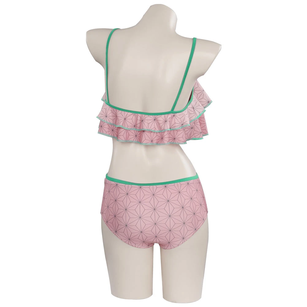 NewCosplay Demon Slayer Kamado Nezuko Swimwear Outfits Halloween Carnival Suit Cosplay Costume New Arrivals 6 NewCosplay Demon Slayer Kamado Nezuko Swimwear Outfits Halloween Carnival Suit Cosplay Costume New Arrivals