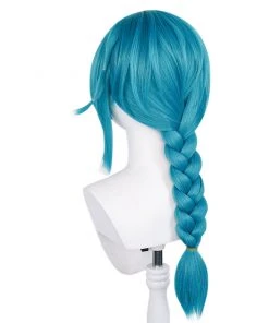 NewCosplay League Of Legends LoL Jinx Heat Resistant Synthetic Hair Carnival Halloween Party Props Cosplay Wig