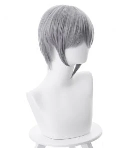 CosplaySky Fruit Basket Souma Yuki Grey Cosplay Wig