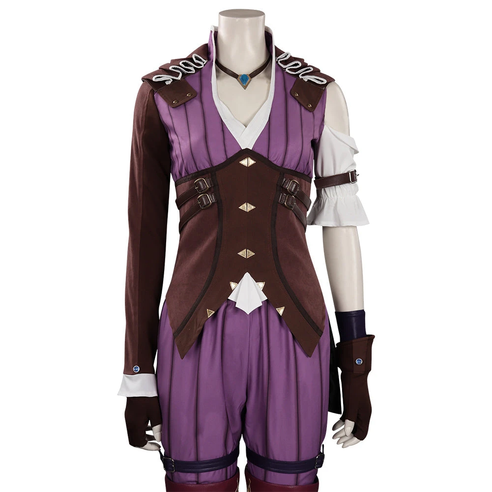 NewCosplay Arcane: League Of Legends LOL- Caitlyn Outfits Halloween Carnival Suit Cosplay Costume 8 NewCosplay Arcane: League Of Legends LOL- Caitlyn Outfits Halloween Carnival Suit Cosplay Costume
