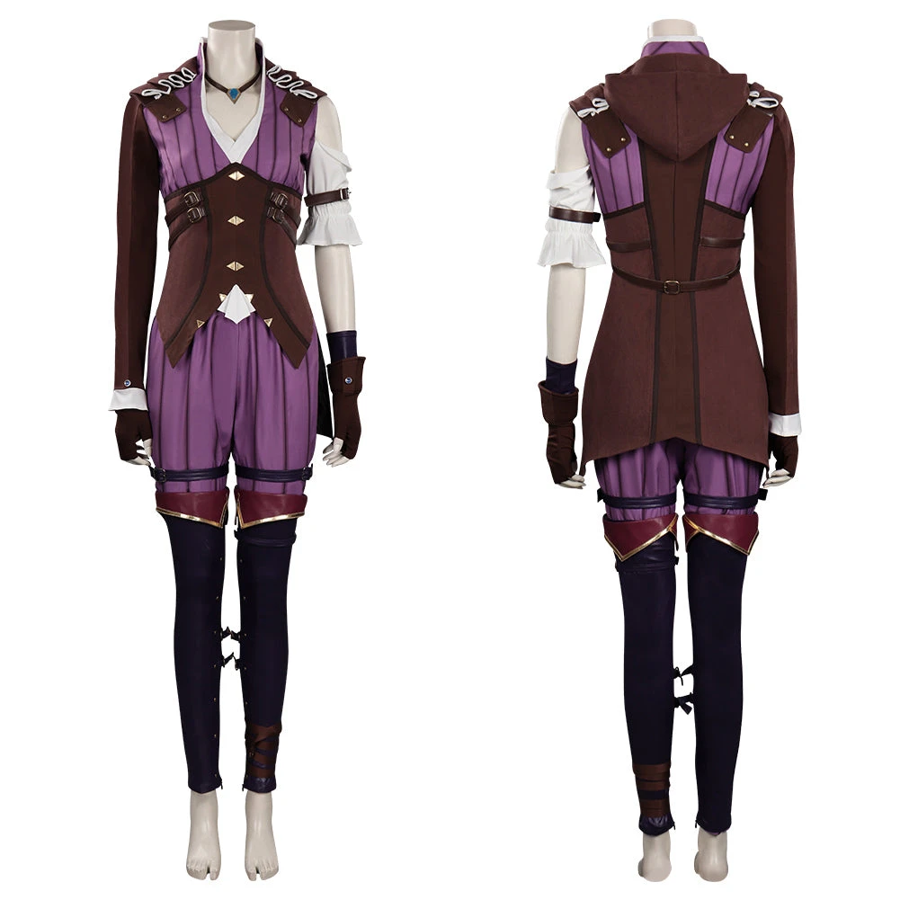NewCosplay Arcane: League Of Legends LOL- Caitlyn Outfits Halloween Carnival Suit Cosplay Costume 3 NewCosplay Arcane: League Of Legends LOL- Caitlyn Outfits Halloween Carnival Suit Cosplay Costume
