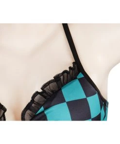 NewCosplay Anime Demon Slayer Kamado Tanjirou Swimwear Outfits Halloween Carnival Suit Cosplay Costume 22 NewCosplay Anime Demon Slayer Kamado Tanjirou Swimwear Outfits Halloween Carnival Suit Cosplay Costume