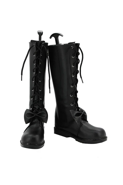 NewCosplay Date A Live Kurumi Tokisaki Cosplay Boots Shoes Custom Made 3 NewCosplay Date A Live Kurumi Tokisaki Cosplay Boots Shoes Custom Made