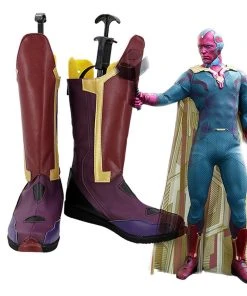 New Cosplaysky Avengers Infinity War Vision Cosplay Shoes Boots New Arrivals