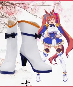 NewCosplay Pretty Derby - Daiwa Scarlet Cosplay Shoes Boots Halloween Costumes Accessory Custom Made New Arrivals
