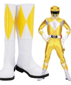 Fansholiday Kyoryu Sentai Zyuranger Boy Cosplay Shoes Boots Custom Made