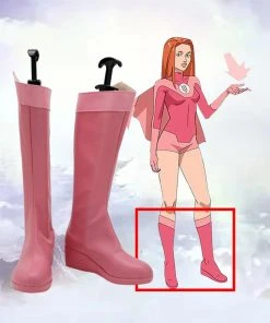 Fansholiday Invincible Atom Eve Cosplay Shoes Boots Halloween Costumes Accessory Custom Made