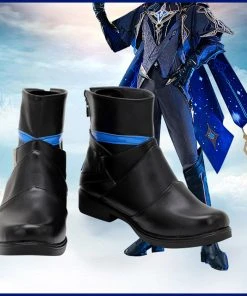 Fansholiday Genshin Impact Dainslef Cosplay Shoes Boots Costumes Accessory Custom Made
