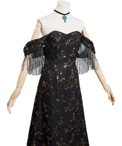 NewCosplay The Witcher - Yennefer Of Vengerberg Cosplay Costume Dress Outfits Halloween Carnival Suit