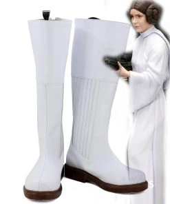New Cosplaysky New Arrivals Star Wars Pricess Leia Cosplay Shoes Boots White