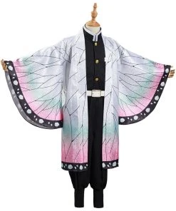 NewCosplay New Arrivals Demon Slayer: Kimetsu No Yaiba Kochou Shinobu Kids Cloak Coat Halloween Carnival Suit Cosplay Costume 16 NewCosplay New Arrivals Demon Slayer: Kimetsu No Yaiba Kochou Shinobu Kids Cloak Coat Halloween Carnival Suit Cosplay Costume
