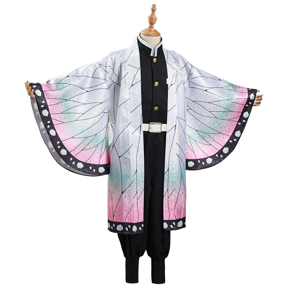 NewCosplay New Arrivals Demon Slayer: Kimetsu No Yaiba Kochou Shinobu Kids Cloak Coat Halloween Carnival Suit Cosplay Costume 7 NewCosplay New Arrivals Demon Slayer: Kimetsu No Yaiba Kochou Shinobu Kids Cloak Coat Halloween Carnival Suit Cosplay Costume