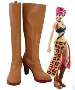 CosplaySky JoJo's Bizarre Adventure: Golden Wind Trish Una Cosplay Shoes Boots
