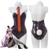 NewCosplay Danganronpa Kirigiri Kyouko Bunny Girl Jumpsuit Outfits Cosplay Costume Halloween Carnival Suit New Arrivals 2 NewCosplay Danganronpa Kirigiri Kyouko Bunny Girl Jumpsuit Outfits Cosplay Costume Halloween Carnival Suit New Arrivals