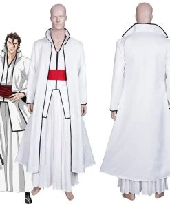 NewCosplay Anime Bleach Aizen Sousuke Coat Top Outfits Halloween Carnival Suit Cosplay Costume