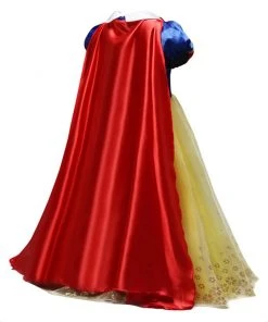NewCosplay Baby Girl Toddler Snow White Dress Halloween Cosplay Costume