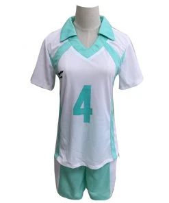 NewCosplay Haikyuu Iwaizumi Hajime Aoba Johsai High School Jersey NO.4 Cosplay Costume