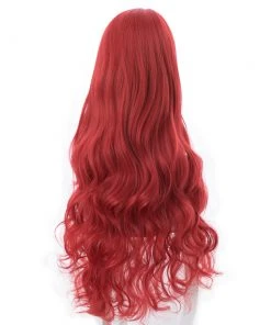 New Cosplaysky 2018 Aquaman Mera Cosplay Wig Red 85CM New Arrivals