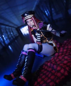 NewCosplay Love Live! Sunshine!! Aqours Sakurauchi Riko Punk Rock Outfit Cosplay Costume 30 NewCosplay Love Live! Sunshine!! Aqours Sakurauchi Riko Punk Rock Outfit Cosplay Costume