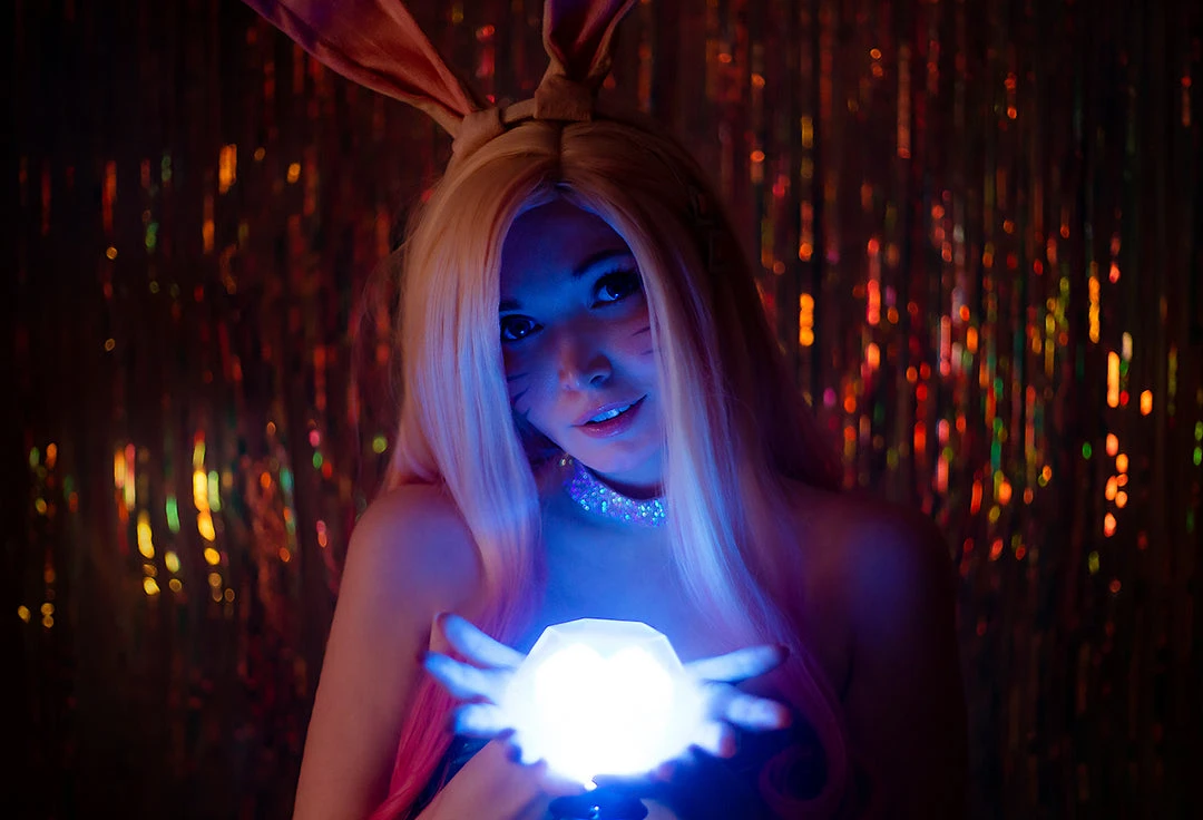 NewCosplay League Of Legends LOL KDA Groups Fox Ahri The Nine-Tailed Fox Bunny Girl Jumpsuit Outfits Halloween Carnival Suit Cosplay Costume 11 NewCosplay League Of Legends LOL KDA Groups Fox Ahri The Nine-Tailed Fox Bunny Girl Jumpsuit Outfits Halloween Carnival Suit Cosplay Costume