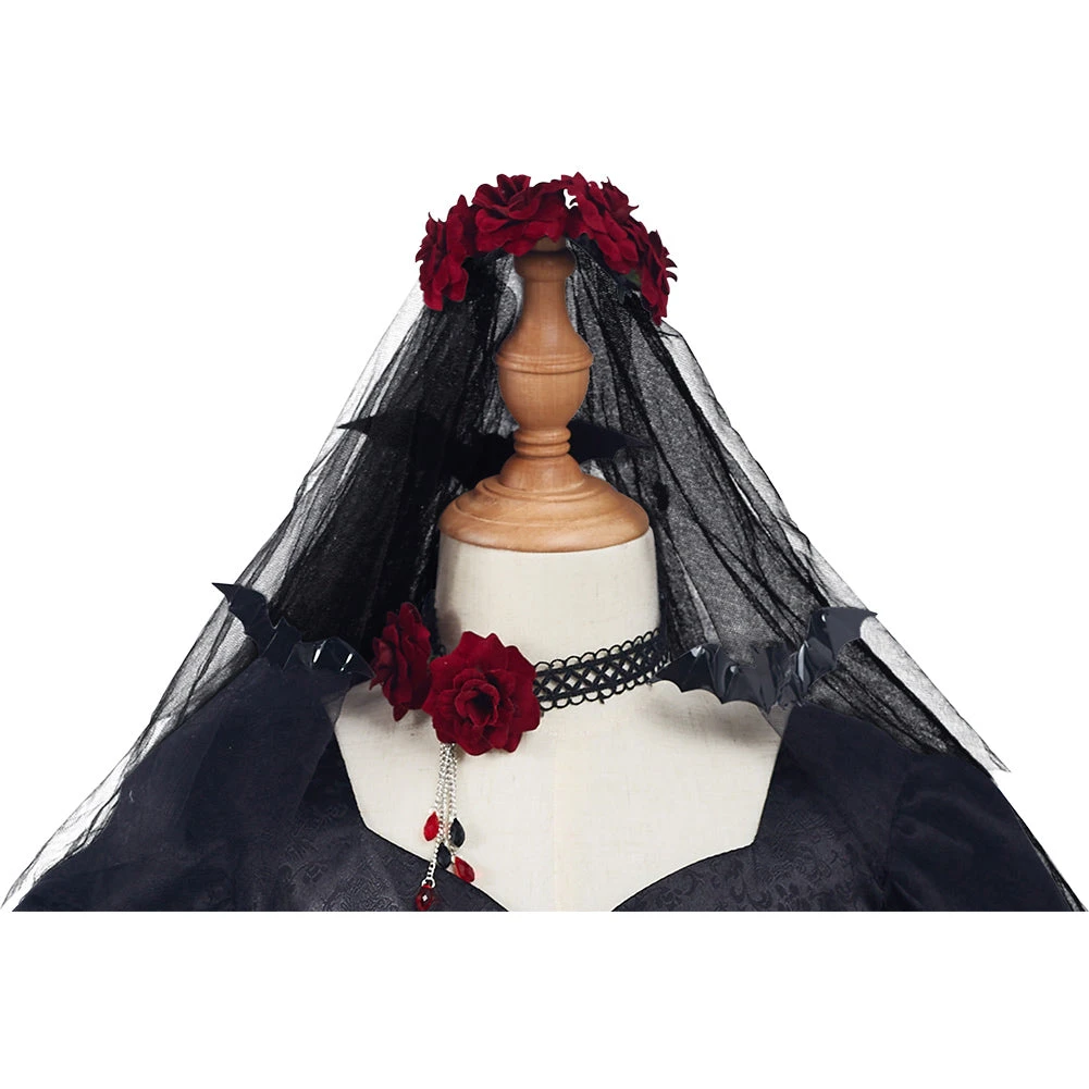 NewCosplay New Arrivals Vampire Bride Kids Children Girls Dress Outfits Halloween Carnival Suit Cosplay Costume 7 NewCosplay New Arrivals Vampire Bride Kids Children Girls Dress Outfits Halloween Carnival Suit Cosplay Costume