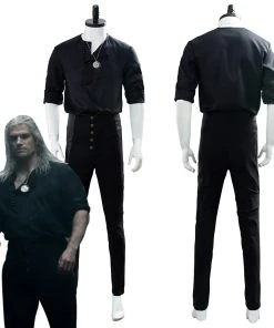 NewCosplay The Witcher 2019 TV Geralt Of Rivia Casual Wear Cosplay Costume