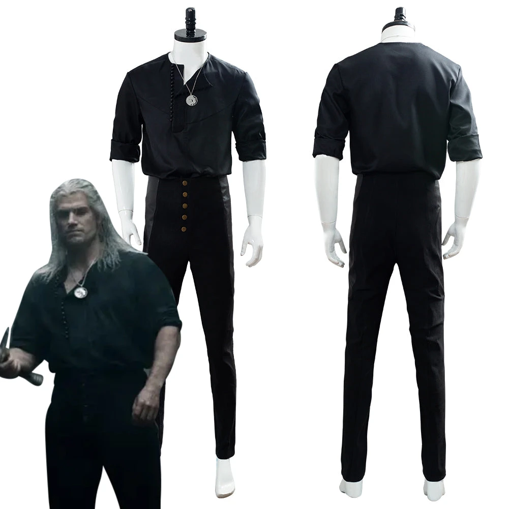 NewCosplay The Witcher 2019 TV Geralt Of Rivia Casual Wear Cosplay Costume 3 NewCosplay The Witcher 2019 TV Geralt Of Rivia Casual Wear Cosplay Costume