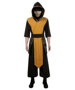 NewCosplay Mortal Kombat Hanzo Hasashi/Scorpion Outfits Halloween Carnival Suit Cosplay Costume New Arrivals 18 NewCosplay Mortal Kombat Hanzo Hasashi/Scorpion Outfits Halloween Carnival Suit Cosplay Costume New Arrivals