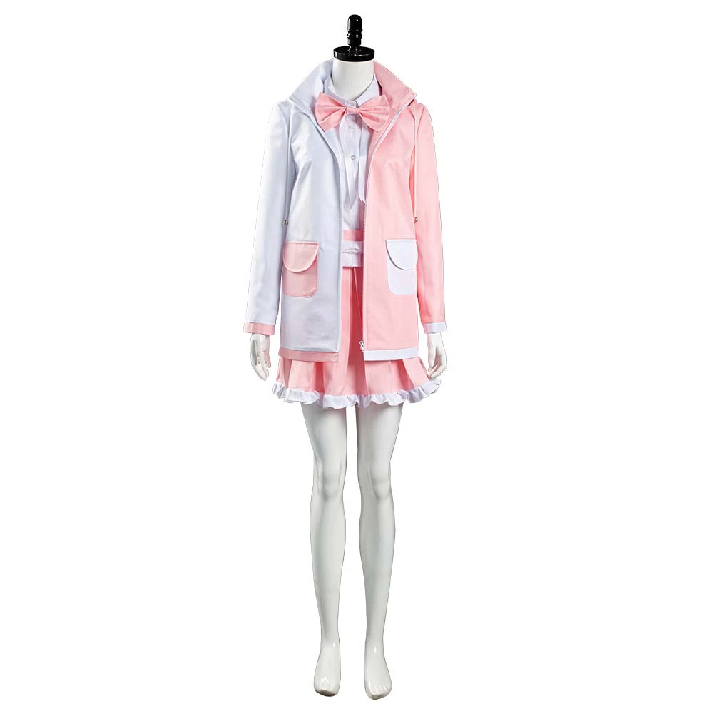 NewCosplay Danganronpa 2 Monomi Uniform Skirt Outfits Halloween Carnival Suit Cosplay Costume 4 NewCosplay Danganronpa 2 Monomi Uniform Skirt Outfits Halloween Carnival Suit Cosplay Costume