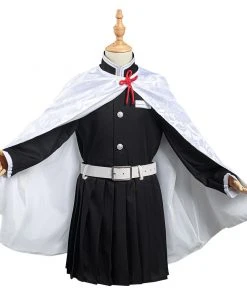 NewCosplay Demon Slayer: Kimetsu No Yaiba Tsuyuri Kanawo Kids Children Girls Halloween Cosplay Costume New Arrivals