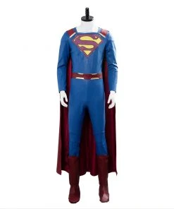 NewCosplay Supergirl Season 2 Superman Cosplay Costume