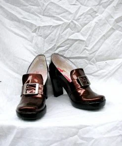 NewCosplay Black Butler Ciel Cosplay Shoes Brwon Custom-Made