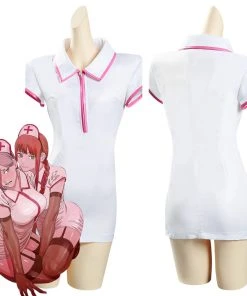 NewCosplay Chainsaw Man Makima/Power Nurse Uniform Women Cosplay Costume New Arrivals