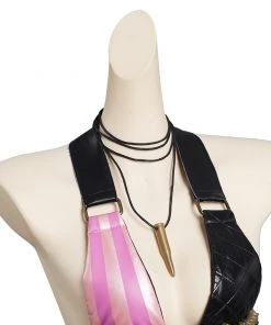 NewCosplay LoL Jinx League Of Legends Skin Outfits Halloween Carnival Suit Cosplay Costume