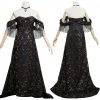 NewCosplay The Witcher - Yennefer Of Vengerberg Cosplay Costume Dress Outfits Halloween Carnival Suit