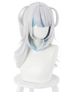 NewCosplay New Arrivals Hololive English VTuber Gawr Gura Heat Resistant Synthetic Hair Carnival Halloween Party Props Cosplay Wig