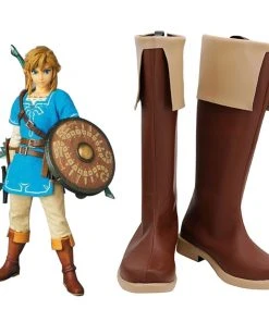 NewCosplay The Legend Of Zelda: Breath Of The Wild Link Boots Halloween Costumes Accessory Cosplay Shoes New Arrivals