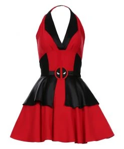 NewCosplay New Arrivals Deadpool Cosplay Dress Cosplay Costume Dress Outfits Halloween Carnival Suit