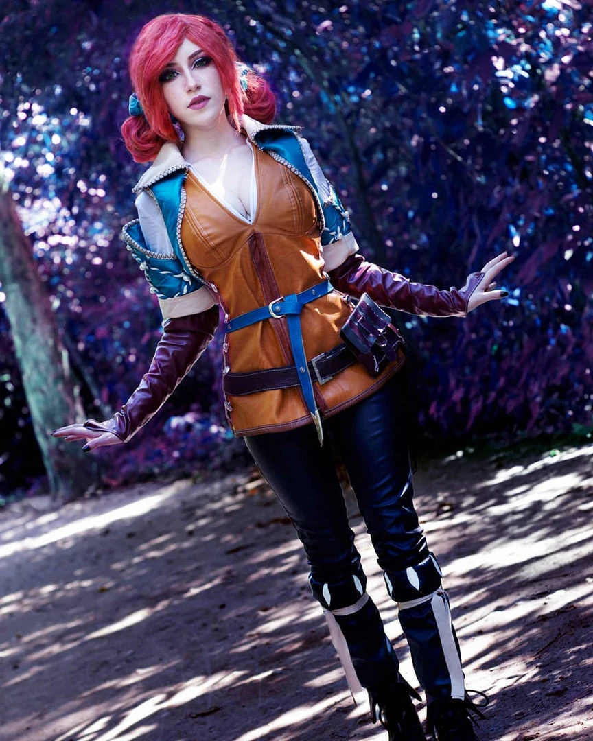 NewCosplay The Witcher 3 Wild Hunt Triss Outfit Cosplay Costume New Arrivals 15 NewCosplay The Witcher 3 Wild Hunt Triss Outfit Cosplay Costume New Arrivals