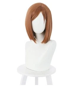 NewCosplay New Arrivals Jujutsu Kaisen Kugisaki Nobara Heat Resistant Synthetic Hair Carnival Halloween Party Props Cosplay Wig