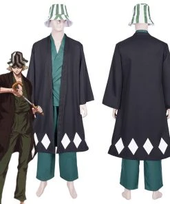 NewCosplay New Arrivals Anime Bleach Urahara Kisuke Coat Pants Hat Outfits Halloween Carnival Suit Cosplay Costume