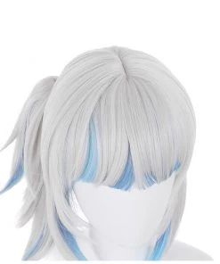 NewCosplay New Arrivals Hololive English VTuber Gawr Gura Heat Resistant Synthetic Hair Carnival Halloween Party Props Cosplay Wig