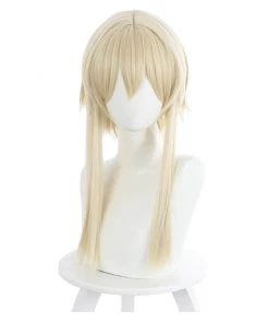 NewCosplay New Arrivals Game Genshin Impact Lumine Heat Resistant Synthetic Hair Carnival Halloween Party Props Cosplay Wig