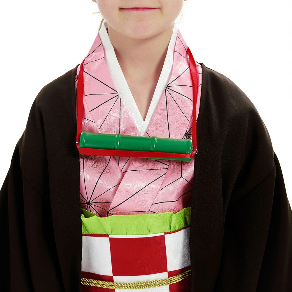NewCosplay New Arrivals Demon Slayer: Kimetsu No Yaiba Kamado Nezuko Kids Kimono Anime Cosplay Costume 7 NewCosplay New Arrivals Demon Slayer: Kimetsu No Yaiba Kamado Nezuko Kids Kimono Anime Cosplay Costume