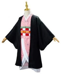 NewCosplay Kids Children Demon Slayer Kimetsu No Yaiba Kamado Nezuko Uniform Outfit Anime Cosplay Costume 16 NewCosplay Kids Children Demon Slayer Kimetsu No Yaiba Kamado Nezuko Uniform Outfit Anime Cosplay Costume